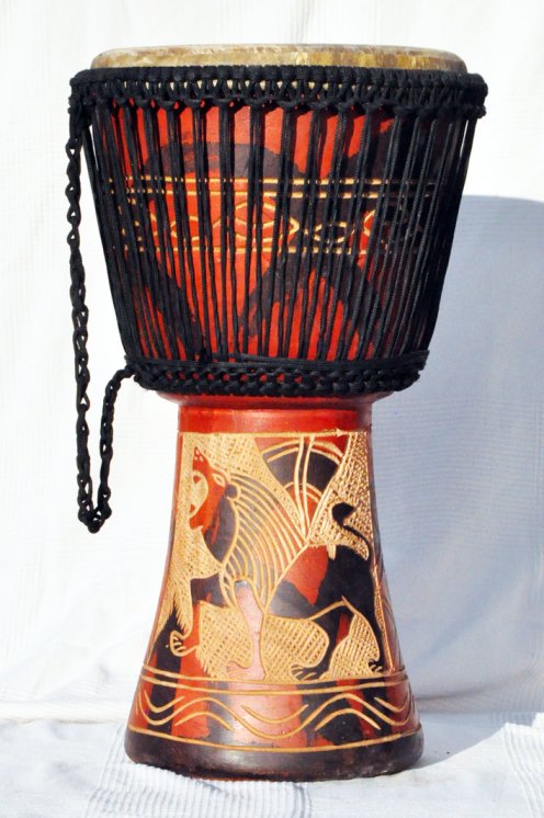 Venta de djembe barato - Djembe de Ghana grande