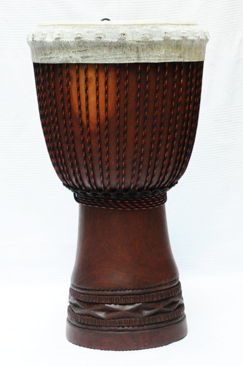 Gran djembé Guinea Top mahogany: comprar djembe guineano (acajou, djala)