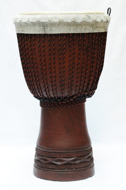 Gran djembé Guinea Top mahogany: comprar djembe guineano (acajou, djala)