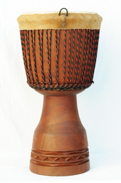 Gran djembé Guinea Top mahogany: comprar djembe guineano (acajou, djala)