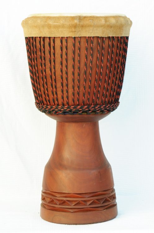 Gran djembé Guinea Top mahogany: comprar djembe guineano (acajou, djala)