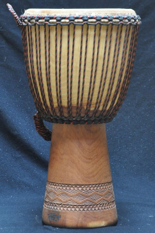 Djembé Mali Top en linké peau de boeuf en vente (grand) : acheter un djembe malien en lingué monté avec une peau bovine (veau, vache) (grand)