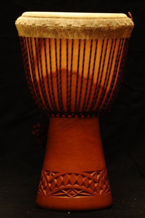 Djembé Guinée en linké (grand) en vente : acheter un djembe guinéen en lingué (grand)