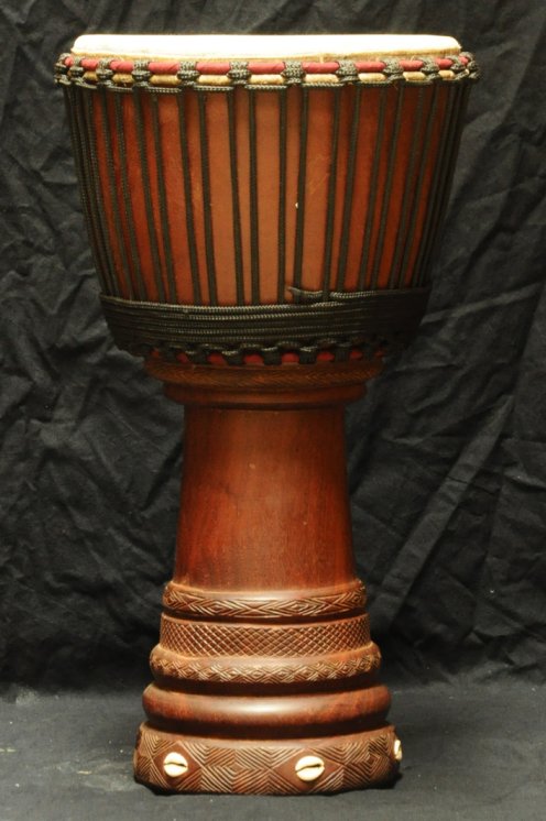 Grand djembé Mali Top en diala : djembe malien en djala (acajou)
