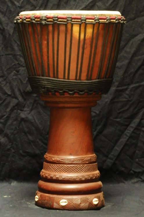 Grand djembé Mali Top en diala : djembe malien en djala (acajou)