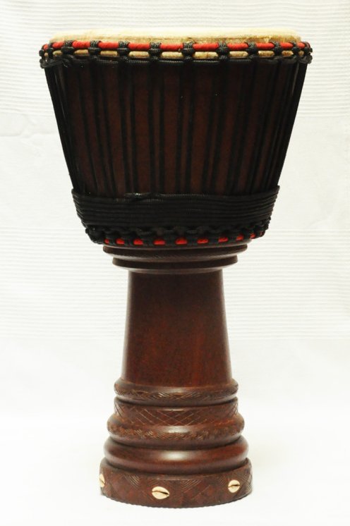 Venta de djembe profesional - Tambor djembe de Mali grande en madera de caoba