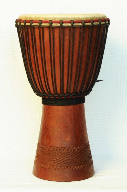 Gran djembé Malí Clásico caoba: comprar djembe malí (acajou, djala, mahogany)