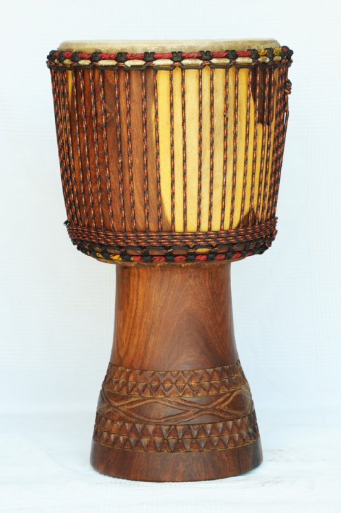 Vente de djembe profesional - Tambor djembe de Mali grande de rosewood
