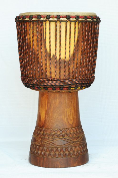 Vente de djembe profesional - Tambor djembe de Mali grande de rosewood