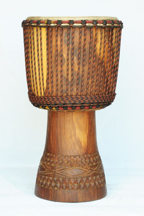 Vente de djembe profesional - Tambor djembe de Mali grande de rosewood
