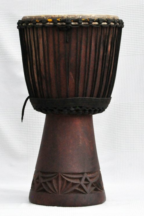 Venta de djembe - Tambor djembe de Mali grande de caoba