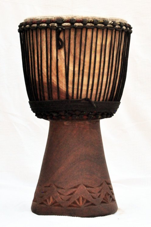 Venta de djembe - Tambor djembe de Mali grande de caoba