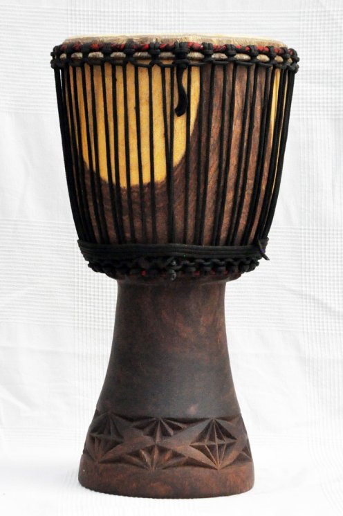 Venta de djembe - Tambor djembe de Mali grande de rosewood
