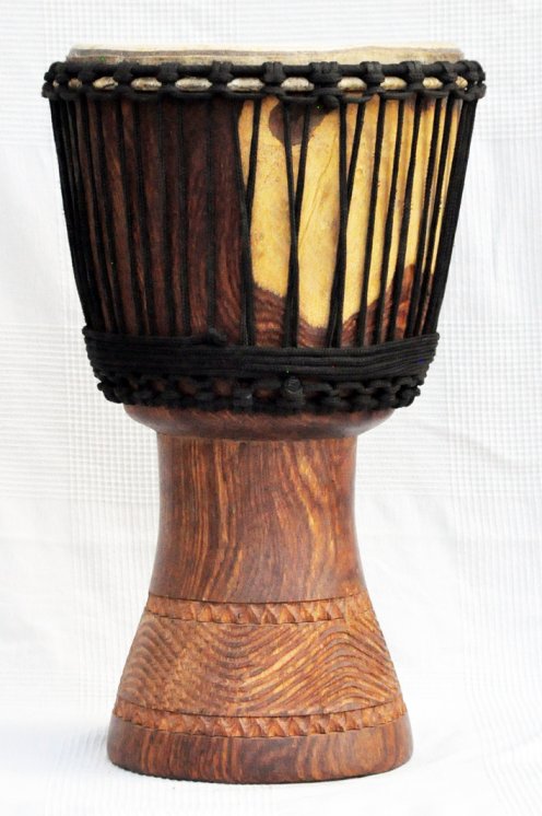 Venta de djembe - Tambor djembe de Mali grande de rosewood