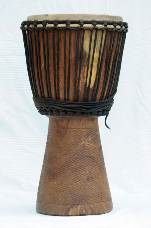 Venta de djembe - Tambor djembe de Mali grande de rosewood
