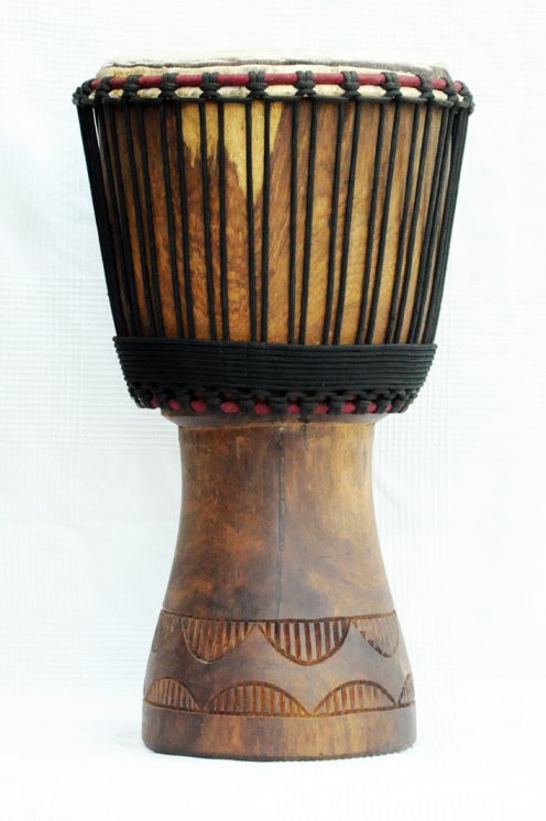 Venta de djembe - Tambor djembe de Mali grande de rosewood
