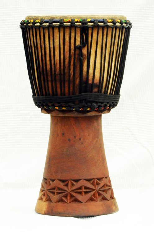 Venta de djembe - Tambor djembe de Mali grande de caoba