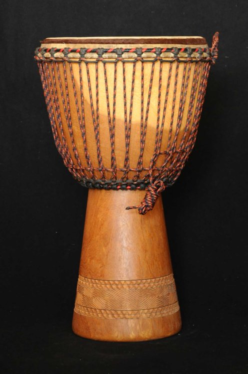 Djembe djembé Mali Top dugura grand monté avec peau boeuf vache veau