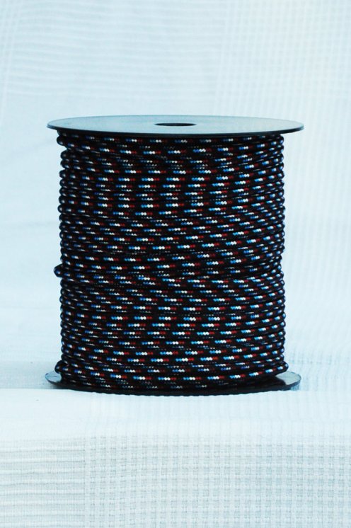 Cuerda preestirada djembé Ø5 mm negro / tricolor Francia - Cuerda para djembe tambor