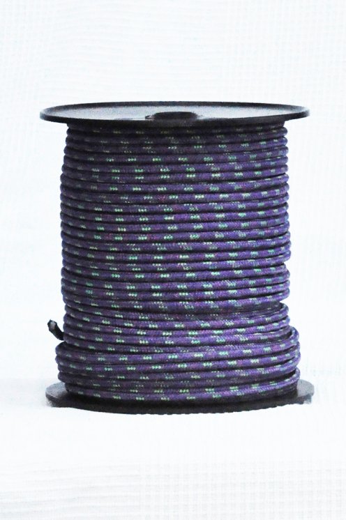 Cuerda de alpinismo djembé Ø6 mm violeta / verde - Cuerda para djembe tambor