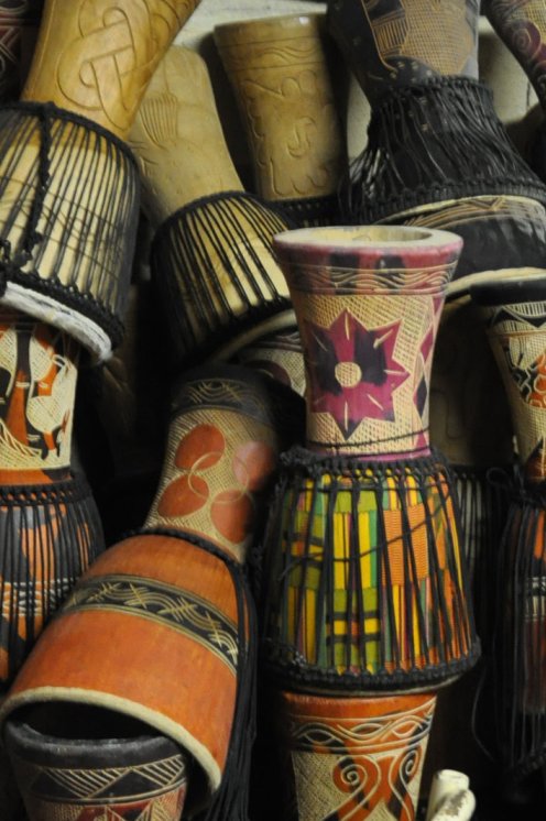 Venta djembe barato al por mayor - Cuerpo de djembe solo de Ghana solo