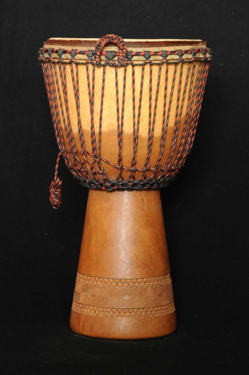 Djembe djembé Mali Top dugura grand monté avec peau boeuf vache veau