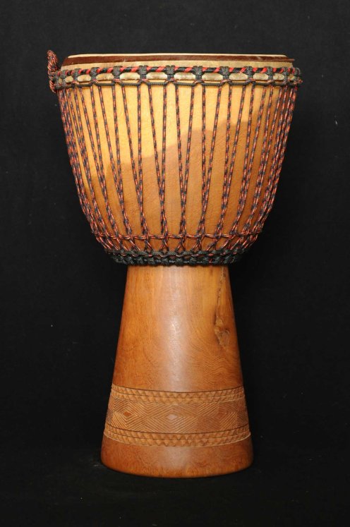 Djembe djembé Mali Top dugura grand monté avec peau boeuf vache veau
