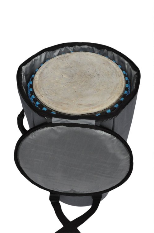 Funda para djembe Percussion Africaine alta calidad XL gris