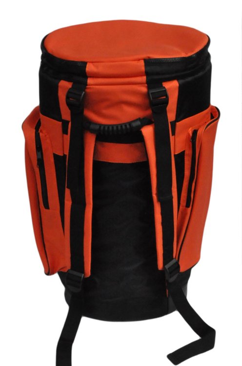 Funda de djembe profesional Percussion Africaine Premium Naranja XL
