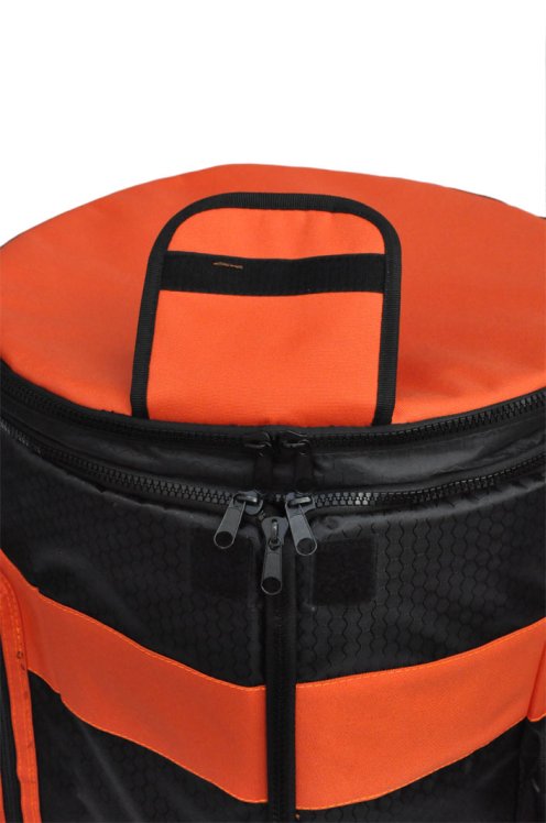 Funda de djembe profesional Percussion Africaine Premium Naranja XL