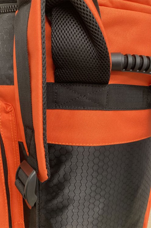 Funda de djembe profesional Percussion Africaine Premium Naranja XL