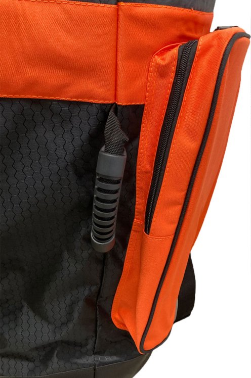 Funda de djembe profesional Percussion Africaine Premium Naranja XL