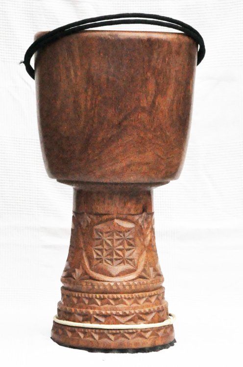 Cuerpo de djembé de Guinea calidad premium