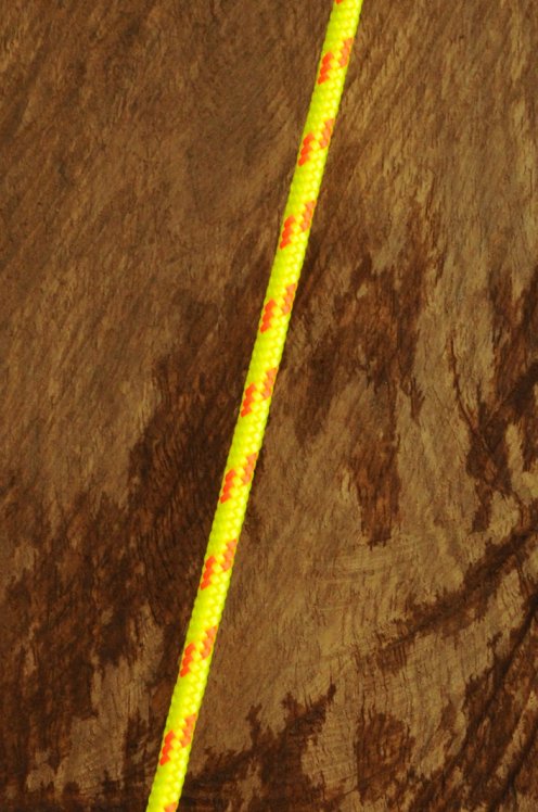 Cuerda de alpinismo djembé Ø5 mm amarilla flúor / naraja - Cuerda para djembe tambor