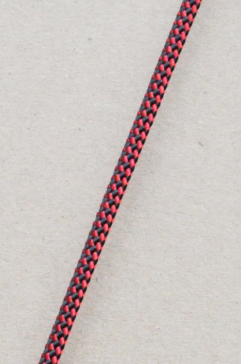 Driza djembé Ø5 mm (damero, rojo / negro, 100 m) - Cuerda para djembe tambor