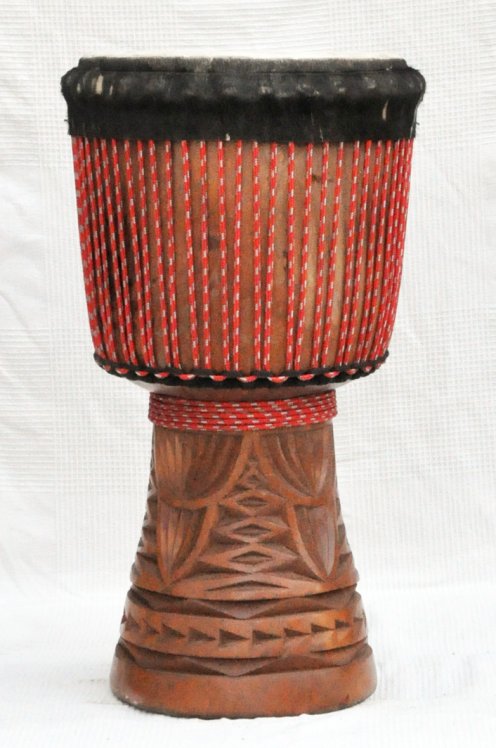 Djembé de Guinea de caoba (djala) - Djembe calidad superior