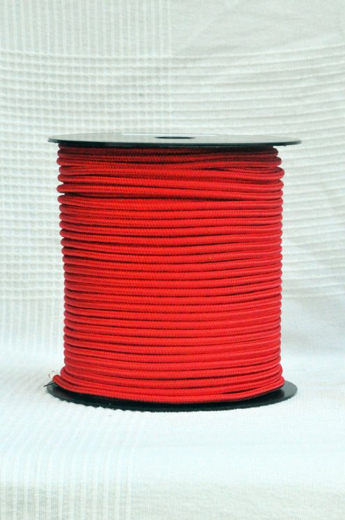 Cuerda preestirada djembé Ø5 mm rojo - Cuerda para djembe tambor