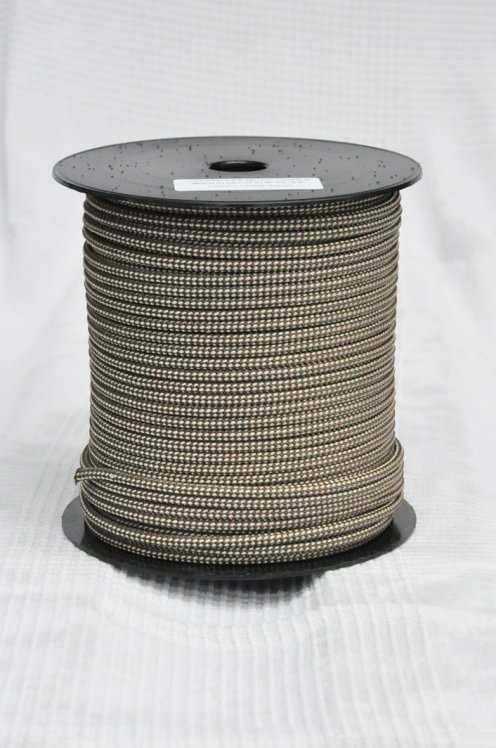 Driza djembé Ø5 mm (damero, marrón / arena, 100 m) - Cuerda para djembe tambor