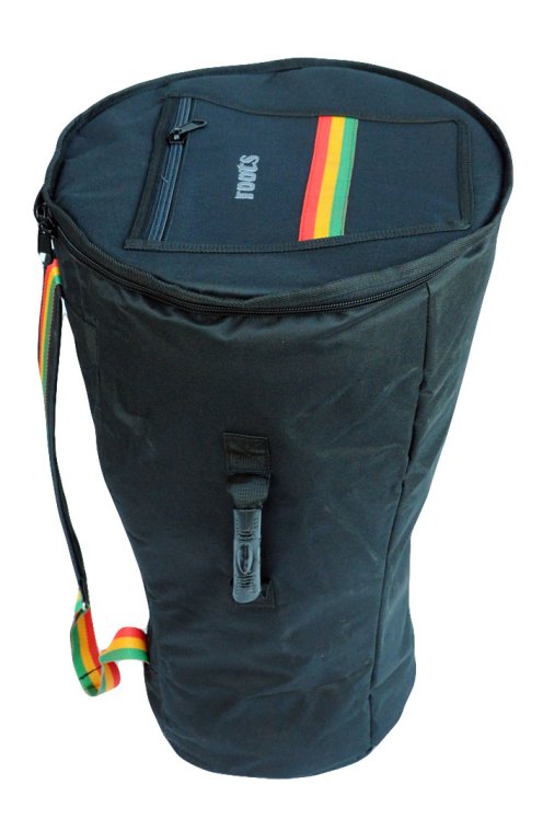 Funda para djembe Roots Percussions correas de colores