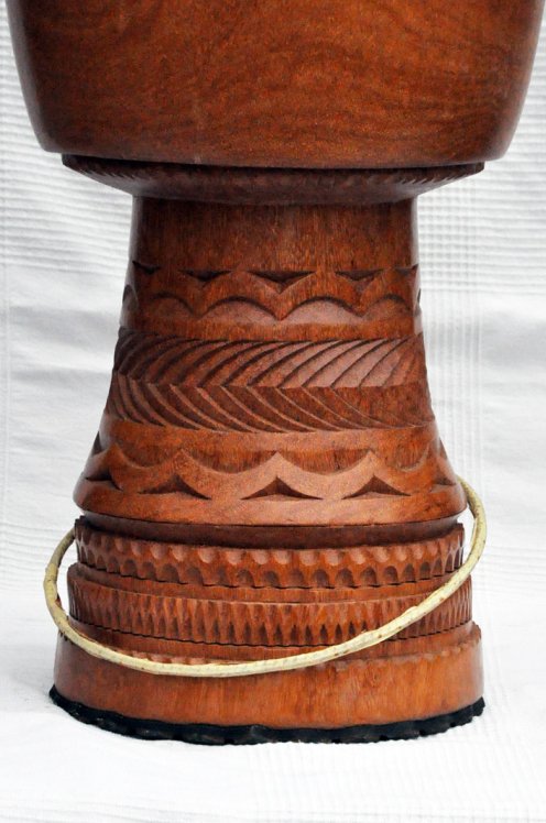 Cuerpo de djembé de Guinea calidad premium