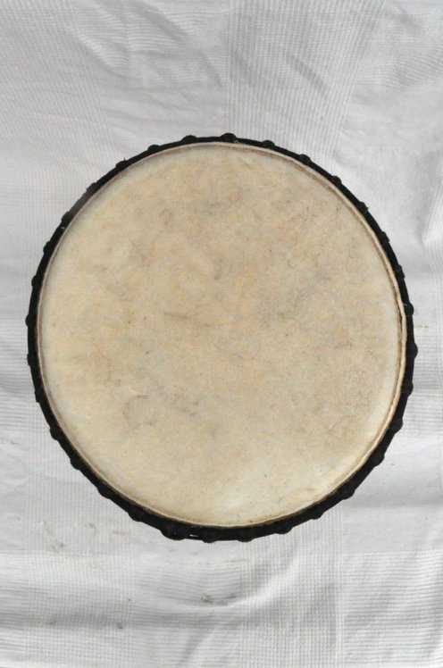 Djembé de Guinea con piel de vaca - Tambor djembe alta gama piel de becerro, piel de buey, piel de toro