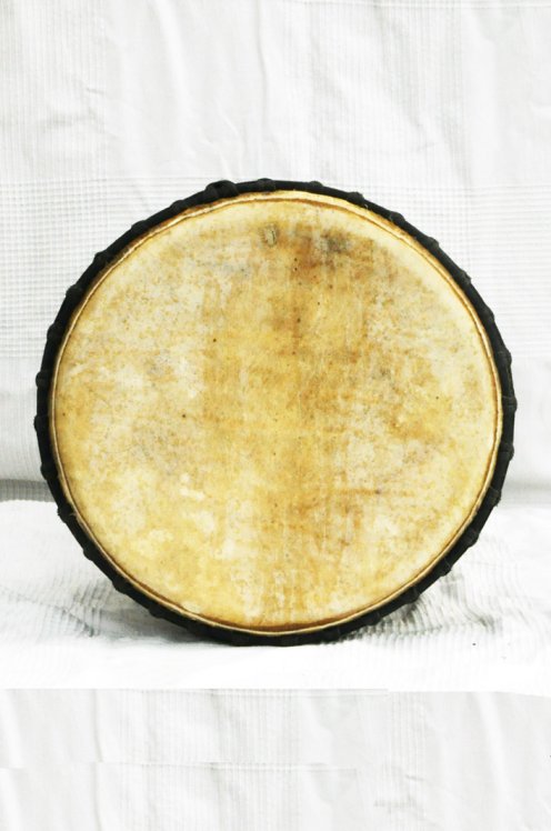 Djembé de Guinea con piel de vaca - Tambor djembe alta gama piel de becerro, piel de buey, piel de toro