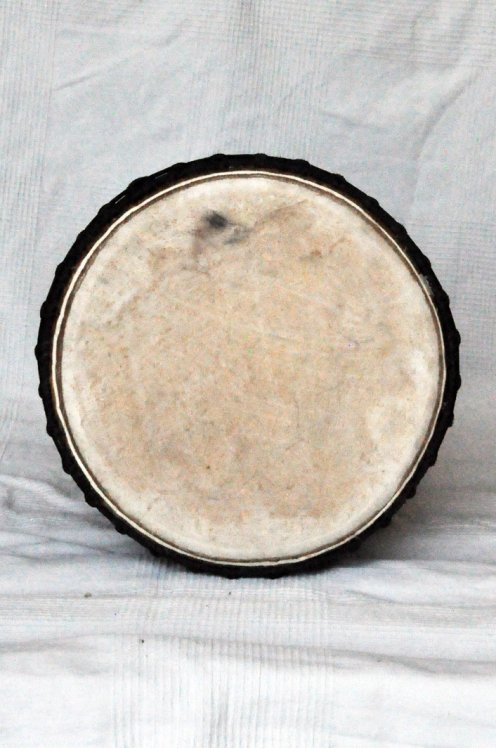 Djembé de Guinea con piel de vaca - Tambor djembe alta gama piel de becerro, piel de buey, piel de toro