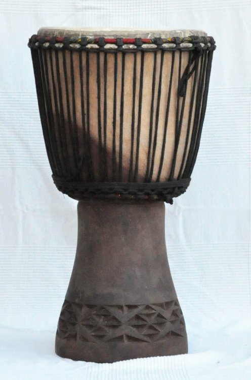 Venta de djembe - Tambor djembe de Mali grande de caoba