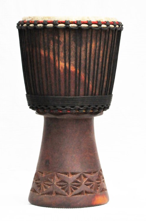 Venta de djembe - Tambor djembe de Mali grande de caoba