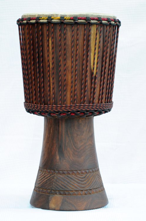Vente de djembe profesional - Tambor djembe de Mali grande de rosewood