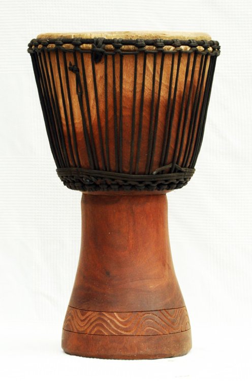 Venta de djembe - Tambor djembe de Mali grande de caoba