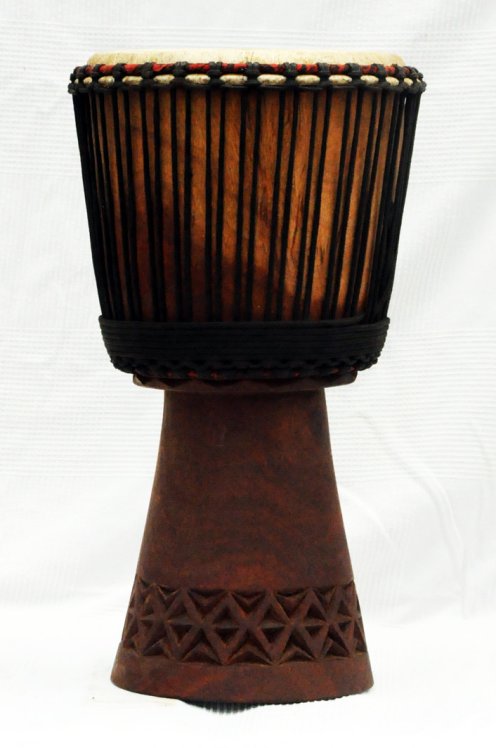 Venta de djembe - Tambor djembe de Mali grande de caoba
