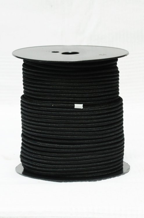 Carrete de driza Ø5 mm negra para tambor djembé