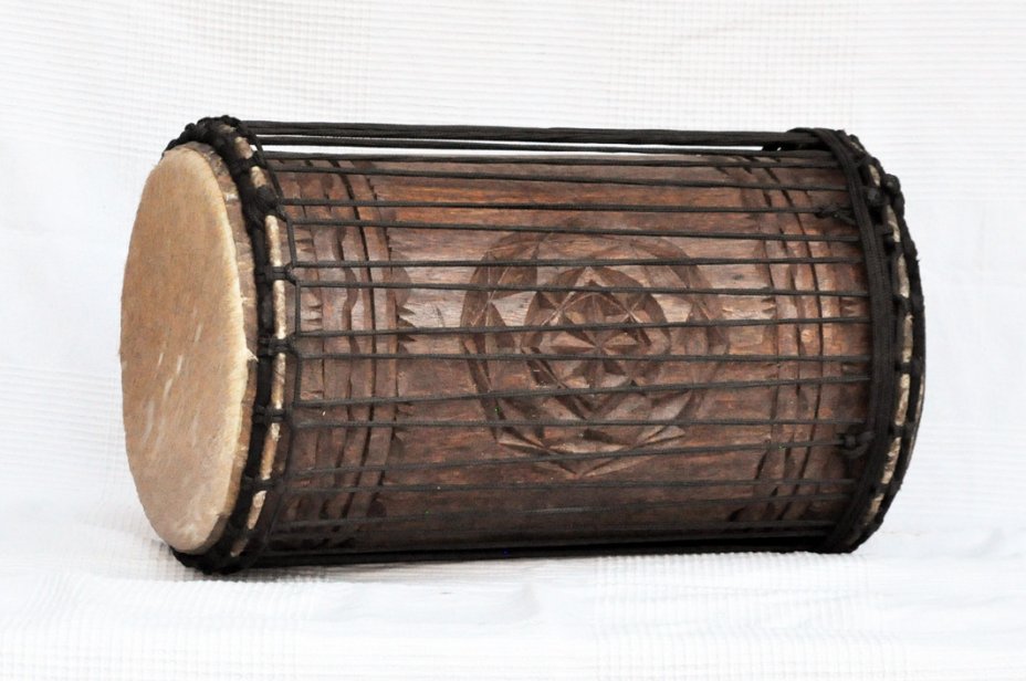 Dundun kenkeni 4 planchas de rosewood - Tambor dundun de Guinea